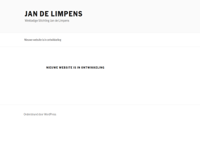 inhoud jan limpen nieuw ondersteund ontwikkel spring stichting websit weldad wordpres