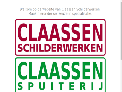 claass ga hieronder inhoud keuz keuzemenu mak menu schilderwerk specialisatie websit welkom