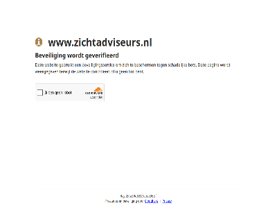 a50e3317aec836ef bent bescherm beveil beveiligingsservic bot cloudflar controleert even gebruikt geduld geverifieerd id pagina prestaties privacy ray schadelijk terwijl websit weergegev www.zichtadviseurs.nl