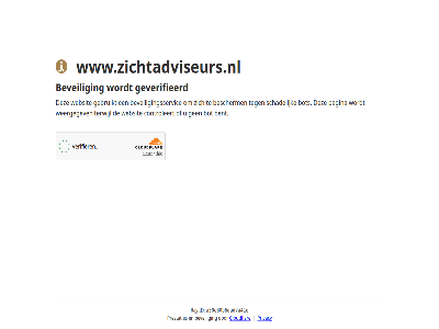 a50e30b6dad7a41e bent bescherm beveil beveiligingsservic bot cloudflar controleert even gebruikt geduld geverifieerd id pagina prestaties privacy ray schadelijk terwijl websit weergegev www.zichtadviseurs.nl