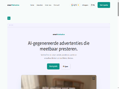 /5 01 02 03 05 06 1/4 15 15s 2026 4 7 aanpak abonnement ad ad-budget ads adstudios advertentie advertenties afschal ai ai-advertenties ai-gegenereerd algemen ander authentiek bakker beeld begin betaalmethod betal binn blijv briefing budget bureau by campagn combinatie contact content converteerd converter cookievoorkeur ctr dashboard dienst doel draai echt een eerst effectief elk en euro fijn flink foto gegenereerd geld gelov geluid generat ging goed gratis grot had help hom hover inlogg instagram inzet kevin klaarstat klant kort kost loopt maand maandelijk mak maximal meegemaakt meetbar merk meten mogelijk nieuw nl observatie omhog ontstan ontvang onvoorspel onz ooit opzegg platform powered precies prester prijz privacybeleid productfoto professionel reclam rek resultat s sann schaalbaarder schaalbar schal second shopify shot showrel simpel smart smartadstudios snel sneller stan standaard start terwijl tijd tik tiktok tom traditionel twee ugc ugc-ad uitzien vak vanuit veelgesteld verander verbeter verhal verhoev via video video-advertenties videoadvertenties visual voel voorwaard vrag wanner we wek welk werkt wij zegg zie