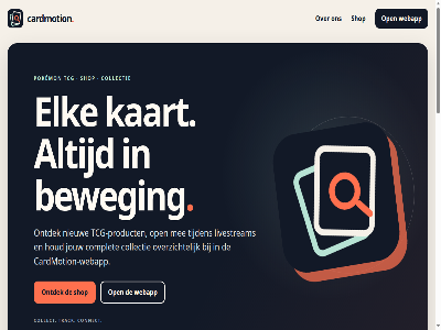 01 02 03 app begint beher bekijk bestell beweg bezit blader cardmotion cardmotion-webapp central collect collectie collectie-app company complet connect dashboard een elk era ervar gebouwd geselecteerd gesponsord goedgekeurd helder hetzelfd houd jouw kaart lat livestream los marktwaard mee merk nieuw omweg ontdek ontvangt open overzicht per person plek pokemon precies product pull s sealed set setindel shop shopp snel tcg tcg-product the thuis tijden toe track twee vanuit verbond verzamel verzamelar via voeg volg volgend webapp webshop wet