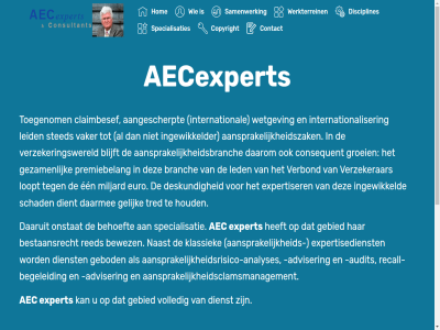 aangescherpt aansprak aansprakelijkheidsbranch aansprakelijkheidsclamsmanagement aansprakelijkheidsrisico aansprakelijkheidsrisico-analyses aansprakelijkheidszak adviser aec aecexpert analyses audit begeleid behoeft bestaansrecht bewez blijft branch claimbesef consequent contact copyright daarmee daarom daaruit deskund dienst dient disciplines een euro expert expertisedienst expertiser gebied gebod gelijk gezamen groei hom houd ingewikkeld ingewikkelder international internationaliser klassiek led leid loopt miljard naast onstat premiebelang recall recall-begeleid samenwerk schad specialisatie specialisaties sted toegenom tred vaker verbond verzekerar verzekeringswereld volled werkterrein wetgev