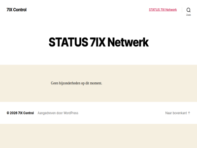 7ix aangedrev bijzonder bovenkant control moment netwerk status wordpres zoek