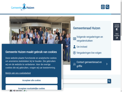 035 10 11 1276 14 19 528 aanpass accepter adres all analytisch anoniem bekijk besluitenlijst commissievrag contact contrast cookie cookie-instell cookiebeleid cookies functionel gebruik gelad gemeent gemeente@huizen.nl gemeentehuis gemeenterad graf griffie handig houd huiz inclusief inhoud instell instrument invloed kb les link liv maakt media mee menu noodzak notul open openingstijd over parker plaatst prat rad sluit social soort statistiek tekst toegank toegankelijkheidsmenu toegankelijkheidsverklar toestemm vacatures verbeter vergader vergaderstuk vergrot verhog volg volgend vrag websit werkt wichman wij zoek