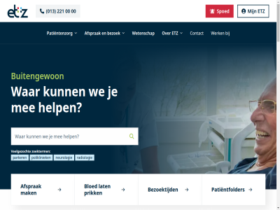 00 013 1 10 2 2026 221 24 25 33000 45000 5 5022 5042 5141 5191 60 614 actueel ad afspel afsprak agenda all allen ambitie apothek aug basisgegeven bed bekend bekijk belangrijk beschikt betrouw bezocht bezoek bezoektijd biedt blijv bloed bm bovenregional buit buitengewon centra central centrum chirurgie collega contact contracter dag deelenlan deelt del denk direct disclaimer doel donaties doner dr drie durv echt een eig elektriciteit elisabeth elisabeth-tweested elk elkar ervar ervaringsdeskund ervor etz expertises facebok footer functies ga gan gc ge-chirurgie gebied gegeven gemeent gewon goed grootst hel help hilvarenbeekseweg hoeft hog hom hoort individuel informatie informeert inloopavond instagram invult jouw juli kasteellan kent kijf kim kom kommer kost kwaliteit kwel lat les lev level lever lia linkedin locatie locaties longchirurgie luister maakt mag mak medewerker medisch mee meerder mens mijnetz missie mogelijk moois ms ms-ervaringsdeskund nacht neurochirurgie neurologie nieuw nieuwbouw noem noodstroomaggregat obesitas ocl omgan onz oog oor opnames pagina parker patient patientenzorg patientfolder planning policy polikliniek praktisch prik privacy radiologie recht rondom s sam samengevat schildkliercaf seh sep sit sitemap spits spoed stat stroomuitval stroomvoorzien tariev tilburg tip toe traumacentrum tweested uiteraard uitgebreid updat vak vanuit veelgezocht verbeter verder vergoed verhal verkeersmaatregel verkeerssituatie verpleegkund verschill vertell verzameld via video visie volg voorbehoud voorbereid voorlicht voorzien vragenlijst vrijdag vul waalwijk waarbij war we wel werk wetenschap wij will workshop x youtub ziekenhuis ziekenhuislocaties zoek zoekterm zorg zorgsfer zorgt zorgverlener zorgverzekerar zovel