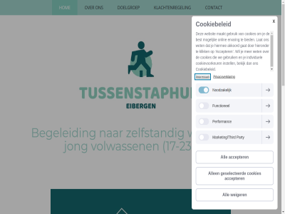-23 17 accepter akkoord all allen begeleid bekijk best bied contact cookiebeleid cookies cookievoorkeur doelgroep eiberg ervar functionel gat gebruik geselecteerd hiermee hieronder hom impressum individuel inlogg instell jar jong klachtenregel klik lat maakt marketing/third mogelijk noodzak onlin party performanc privacyverklar sitemap tussenstaphuis volwassen we websit weiger wet won x zelfstand