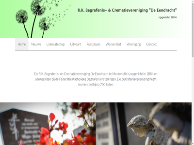 1 1884 700 aangeslot begrafenis begrafenisinstell begrafenisveren bijna contact crematieveren eendracht federatie hom katholiek led lidmaatschap medemblik momentel nieuw opgericht r.k rustplat uitvaart velisoft veren wensenlijst