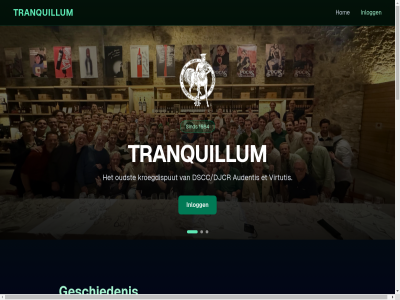0 1984 2026 aantal all allen audentis audentis.nl band bar bijzonder binn brallend cheiron commissie contact converser daarmee daarom disput dispuut@tranquillum.nl dispuuttranquillum donderdag donderdagavond donkergroen dsc dscc/djcr duidelijk een eerst elk elkar enfin entropix.eu et eten gedan geleg gemaakt geschiedenis gevormd groei groep grot hechter hom hoofdkleur houd immer inlogg integrer jar kan klemm klemmend kop kroeg kroegdisput led lev lull mag meerder meter moment navigatie omegabar ontstan onz oud oud-senator ouderejaarsvak oudst recht relatief rol rond rustig sam schreeuwend senat senator sind societeit stan stem sterk t.r.a.m teven tijd tranquillizer tranquillum tuss veren verenigingskleur verheff vervuld verwacht virtutis volg voorbehoud voortzet vriend waardig weinig wel wij wild will wist zien zit zoal zoek