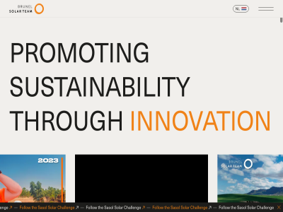 brunel challeng follow innovation nl promot sasol solar sustainability team the through