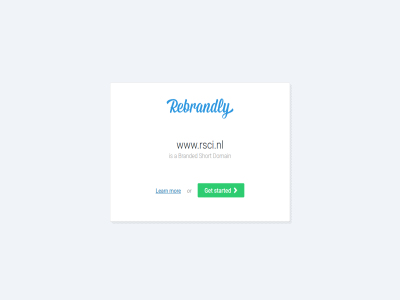 a branded domain get learn mor or short started www.rsci.nl