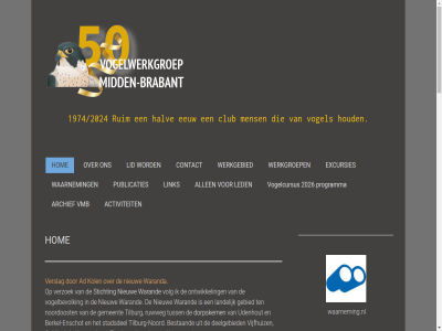 -20 -97 1 1.9 19.2 1974/2024 2 20 2011 2023 2023/2024 2025 2025-2026.pdf 2026 2026.pdf 204 24.0 3.0 52 6.4 6.5 acrobat activiteit ad adob allen archief avimap belef bijhor bijzonder blauw brabant broedseizoen camera club contact document dorpskern download eeuw excursies gan geniet halv hilver hom houd hupk iederen jaarverslag jar jarig jubileum klauwier kol l led lent les lid link liv maart mb meekijk mens mid midden-brabant moment nederland nieuw nieuwsbrief openbaar.pdf peregrijn privacyverklar programma publicaties rapport roofvogel ruim s sovon steenuil stichting tijden uitleg vanaf verslag verzoek via viert vind vmb vogel vogelbescherm vogelcursus vogelwerkgroep waarnem waarneming.nl warand waranda watervogel watervogels-in-nederland weidevogelinventarisatie wer werkgebied werkgroep west winter