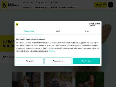 1 2 6 aanpass actueel adverter all analys analyser anbi bas basis combiner contact cookies del detail dier dierenled doe doner ga gebruik gegeven help hoofdcontent informatie instell jij kunt locaties logo maakt media mee onz pagina partner services sit social tijd toestan toestemm vacatures verstrekt verzameld voorkom we websit websiteverker weiger wijzig zoek