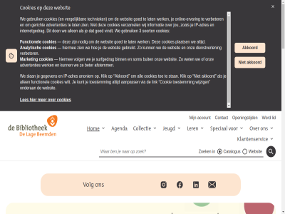 /bibliotheekdelagebeemden/ /bibliotheekdlb.nl/nieuwsbrief-april-17280419 /company/bibliotheek-de-lage-beemden/?viewasmember=true 2026 aanbod aandacht aanwinst account activiteit agenda akkoord algemen all allemal analytisch bakel beemd bekijk belangrijk beleidsplan bested bestelshop bibliothek blijf boek boekel collectie contact cookie cookie-instell cookies cursuss dienstverlen disclaimer doe en extra facebok functionel gaf gebruikersreglement gebruikt gef gemert gemert-bakel goed helpt hiermee hom hoogt instagram instell jeugd jonger kind klantenservic klein kom laarbek lag lat leesclub ler les leuk leukst lid mailchi.mp mailchi.mp/bibliotheekdlb.nl/nieuwsbrief-april-17280419 market meld national nieuw nieuwsbrief nodig onderwijs onlin ontdek ontmoet ontvang ontwikkel onz openingstijd organisatie over plaats privacyverklar speciaal statistiek stel taalhuis tijden tip toestemm uitleen- uitlen vacatures verbeter vind volg voorleesdag voorlez vrag we webshop websit werk wijzig word www.facebook.com www.facebook.com/bibliotheekdelagebeemden/ www.instagram.com www.instagram.com/bibliotheekdelagebeemden/ www.linkedin.com www.linkedin.com/company/bibliotheek-de-lage-beemden/?viewasmember=true zien