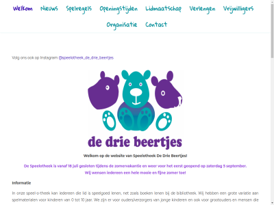 -10 0 10 10.00 12.00 18 2026 36 3991 4 5 aanbod aantrek aantrekkingskracht aanvull adviser beertjes bestat bestur bibliothek bied bijvoorbeeld binn blijkt boek constructiematerial contact contactgegeven daarbij daarnaast diver draaiend draait drag drie duplotrein duurzam eerst en/of eventueel fijn formel gebruik gehel gehoud gemaakt geopend geslot gev geword glijban grag grootouder grot handig hel help hout ideeen iederen informatie instagram jar jong juli kennis keuk kijk kind kinder knikker knutselmateriaal koopt kostbar led len let leuk lid lidmaatschap lop lotto mak manier materiaal mee mens minder mooi muziekinstrument mx net nieuw nieuwsgier o ontdek ontwikkel onz openingstijd organisatie ouders/verzorgers privacyverklar prober professionel puzzel rol s schoneveld schoolvakanties september skelter snel som soort speel-o-thek speelgoed speelgoedkeuz speelothek spel spelletjes spelmaterial spelregel sterk stichting teruggebracht thek tijden toe tractor trampolin uitgespeeld uur vanaf variatie verder verjaardagskoffer verkleedkler verleng verscheid verschill vertell vind voetbaltafel volg voordat voordel vrijwilliger waarmee waterban we websit website5 welk welkom wens wer werk wij wijkcentrum wissel zaterdag zie zoal zoek zomar zomer zomervakantie zonnehout