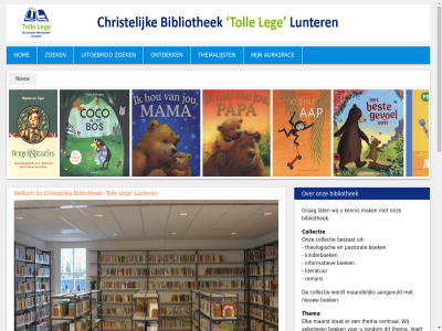 1 18.30 19.30 20.00 20.30 2026 6741 a aangevuld abonnement abonnementsprijz account aura auraicx auraspac bekijk bell bestat biblioth bibliothek bijbel boek by catalogus central chr christelijk collectie contact doel doorgev e e-mail ek elk evaluatieformulier favorietenlijst feestdag formulier gef geslot grag grondslag handleid haverkamp hef hom huisregel info@tollelegelunteren.nl informatie informatiev inhoud inlogg inschrijv kennis kinderboek klik krijgt kunt lat leenhistorie leg lid link literatur ls lunter maand maandagavond maandelijk mail mak mediadrager mee mogelijk mutatieformulier mutaties nem nieuw ogisch onderstaand onduid onlin ontdek onz openingstijd opzegg pastoral pm powered privacy protocol reserver roman rondom selecter softwar stat strijdig stur t telefonisch telefoonnummer terug thema themalijst theol tijden toll uitgebreid uitlen uur verantwoord verleng vermeld verwerkt via visie voelt vrag vrij vrijdagavond waarvan welkom wij wijzig wilt www.tollelegelunteren.nl zoek