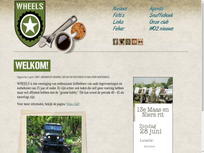 agenda bekijk brabant club fehac foto historisch informatie link materieel militair mobiel museum nieuw onz pagina s snuffelhoek welkom whel wo2