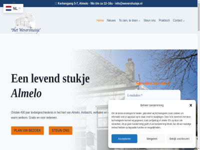 -16 -7 1 12 14 16 1600 16u 2025 2026 400 5 8 9 aanmeld accepter activiteit adres all almelo almelos ambacht antiek apparat apr auteur avontur begeleid beher bekijk belov bepaald bericht best beter bezoek bied boer boer-wever contact cookies dag dankbar dankzij demonstratie deur doorgan en/of ervar est functies gebruik geeft gegeven gemeent geniet getouw gewon gezin gid gratis hart hen historie hom houd id iederen impressie info@wevershuisje.nl informatie informatietechnologie inhoud intrekt invloed jar kalender kerkengang kort laatst lap les levend med mee mei min mogelijk nadel nem netjes nieuw nieuwsbrief nl nooit ontdek onz openhoud openingstijd organisaties organiser over plan praktisch raadpleg read recht rechtop rijksmonument s sit slag slan spamm sponsor stadswandel stemm steun stichting stukj surfgedrag t/m technologieen textielgeschiedenis toestemm trouw uniek uur vast verhal verwerk vind vlasproject vlasveldj voorkeur warm we weefgroep weiger wekelijk welkom wev wever weverhuisj wevershuisj wij wissel wo won woningsticht workshop za zer zien zoal zolderverkop zull