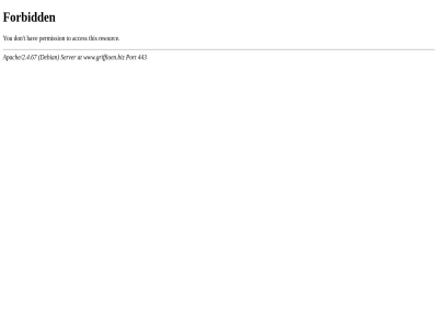 403 443 acces apache/2.4.67 at debian don forbid hav permission port resourc server t this to www.griffioen.biz you