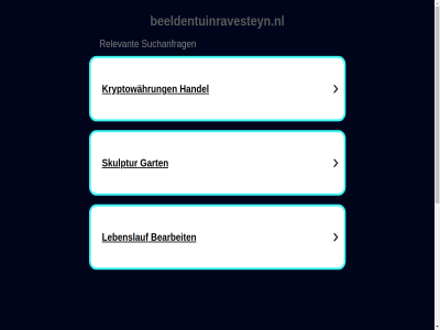 auf automatisiert beeldentuinravesteyn.nl bereitgestellt beziehung das dies dieser domain domain-inhaber dritter dynamisch erwerb generiert inhaber kauf keiner komm konn mit nutzt oder parking policy privacy programm sedo seit sie steh und vom von webseit werbeanzeig wurd