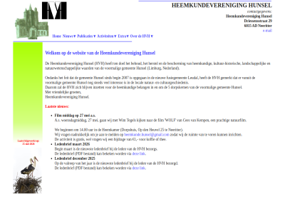1 14.00 2007 2025 2026 25 27 29 5 6015 a a.s activiteit ad begin beginn behoud bekek belang bescherm bestand bezorg bezorgd bijdrag bijgewerkt blijv ces contactgegeven cultuurgeschiedenis daarom december den doel dorpshuis dorpskern driessensstrat e e-mail extra feit film fusiegemeent gan gegeven gemeent gemerkt gratis groet heemkamer heemkund heemkunde.hunsel@gmail.com heemkundeveren herstel heuvel historisch hom hunsel hvh inricht interes inzet jar kemp kijk koffie kultur kultuur-historisch laatst landschapp led ledenbrief leudal limburg link local maart mail mei meld middag nadruk natur natuurfilm natuurwetenschapp nederland neeritter nieuw nieuwst ondank opgegan pdf prachtig publicaties ruimt sind sted tegel ten thee uur valrep vanuit via voormal vor vrag vriendelijk waard we websit wel welkom wij wim woensdagmiddag wolf zodat