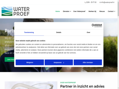 0 00 0299 1135 17 18 2 20 2005 39 4 6 aanbested aanpass accreditatie advertenties adverter advies afvalwater afwissel analys analyser basis beid bekijk belangrijk beleid bemonster betekent betrouw bied bijbehor bijdrag binnenst bred buit chemie combiner contact content contract cookies del detail dienst dijkgraf drag e e-mail ecosystem edam en ervar eurofin expertis februari fenelab functies ga geaccrediteerd gebruik gegeven generaties geregistreerd gespecialiseerd gevarieerd goed gp holland hom hoogheemraadschap hydrobiologie ilow info@waterproef.nl informatie innovaties inzicht jar karakter kwaliteit l446 laatst lcmsms les lever maakt maatwerk mail media monsternam natuurwetgev navigatie nen nieuw noorderkwartier npo2 nummer omegam onafhank onderzoek onz opgericht oppervlaktewater partner personaliser policy poschlan privacy product rad resultat scala services sikb sit social stichting telefon toestan toestemm toxicologie tv uitdag uitvoer vacatures verstrekt verzameld volgend waterbodem waterkwaliteit waterkwaliteitsinformatie waternet waterproef waterschapp waterschapslaboratorium we websit websiteverker weiger werk werkomgev werkzam wij zorgt zwemwater