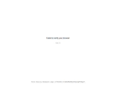 1775615352 21 browser cdg1 checkpoint cod failed security to ttrbm8oem0e98wux4h4piigdptgaaphf vercel verify your