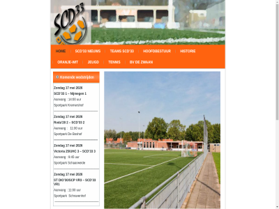 -513161 00 0487 1 11 14 17 2 2026 25/uhc 28 3 30/scp 33 45 4a 6653 9 aanvang bezoekadres boshof bv cc deest dio e e-mail historie hom hoofdbestur hoofdsponsor info@scd33.nl jeugd komend kremershof kweldam mail mei nieuw nijmeg oranj oranje-wit roda scd schaarweid schravenhof sportpark st team tel tennis uur victoria volg vr1 vr3 wedstrijd wit zondag zwan