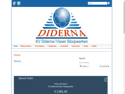 aanmeld achter achternam acties activiteit adres agenda clubblad competitie contact diderna diderna/visser e e-mail gegeven hom informatiebrochur kalender korfbalveren laatst lat lid mail media mee nieuw onlin ontvang organisatie policy privacy rout september sloopwerk snel sponsor sponsorklik toe ton train tussenvoegsel vacatures voeg voornam