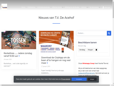 00 03 10 12 13 17 18 1973 2019 2021 2025 2026 21 23 24 27 30 40073107 7 accepter acehof activiteitenkalender af afdel agenda agnes all app appgroep ban beschik boules built buitenterras by club clubagenda clubapp clubhuis clubkled competitie cookies dag deelnem download drankj drie dut e e-mail eigen email even gebruik gehel geniet gerust gespeeld geweld gezell groep handig hang heerlijk het hom ieder informatie installer januari jeu jun kennismak kies knltb knltb.club kom kun kunstgrasban kvk kvk-nummer leeftijd lekker les lisa maakt maart mail mei morg najar nam nieuw niveaus nummer officiel onz opricht outdor plek powered privacybeleid rackettos recreatiev rust selecter sind sit stur super t.v telefoonnummer tennis tenniscomplex tennismur tennisser tennisveren terecht tubberg tv tvdeacehof@gmail.com uur vanaf vandag verbindt veren verhur vermeld verstur verzorgd voorjar vormt vrag wanner war wedstrijdban weiger wel whatsapp wilt zondag
