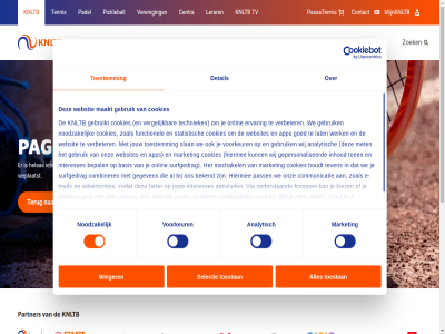 .. 2 20 2026 aanpass aansluit advertenties akkoord algemen all allen analytisch app basis bekend bekijk bepal bestat beter centra combiner communicatie contact cookies cookiestatement copyright detail disclaimer e e-mail ervan ervar facebok functionel gat gebruik gebruikt gegeven gepersonaliseerd gevond goed helas hiermee homepag hoofdmenu houdt inhoud inkoopvoorwaard inschakel instagram interesses jouw kiez knltb knopp lat lerar maakt mail market menu met mijnknltb misgegan misschien missie nieuw noodzak onderstaand onlin onz organisatie over padel pagina partner pass passatennis per pickleball privacy rt selectie servic slan stagemog statement statistisch strategie surfgedrag techniek tennis terug teven toestan toestemm toestemmingsselectie ton tv uitgelicht vacatures verbeter veren vergelijk verplaatst via voorkeur vrag we websit websites weiger werk wet wij x zoal zocht zodat zoek