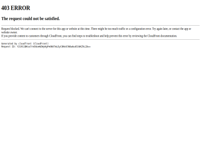 403 and be by can cloudfront content could customer documentation error find generated help id if not prevent provid request review satisfied step the this through to troubleshot y21911bksa7rm56oew2wykgpe6nx7mleycons6lnowau4534kzhlza you
