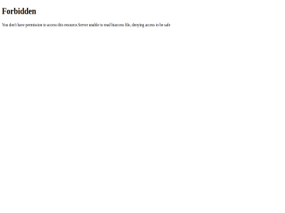 403 acces be denying don fil forbid hav htacces permission read resource.server saf t this to unabl you