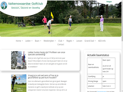 22 23 24 3 3/4 4 aanbied actuel aed aed-info af afsprak allemal april baanstatus baantj ban bekijk belangrijk beperk beschik beweg bezig bied biedt bind buienradar buit club clubhuis contact daarbij dad dames dichtbij dinsdagmiddag direct drink driving eerst eig enkel factor geld gepland gev gevuld gewon gezell gezond goed golf golfban golfclub grand grot hebt her hinder hol hom houd huis ideaal info inlogg inspann jou kent kijk komend kun kunt led legg lekker less lop mak manier mededel method mogelijk n normal ontdek ontspann onz open par past peil plaats profiter qualify rang red regel sam special starttijd terecht tijd uitkomt uitzonder uur valkenswaard verder verget verschill volop vrag vrijdagmiddag wachtwoord wanner war wedstrijd weekend wel wet zien zin zoek zoekknop zwembadholes