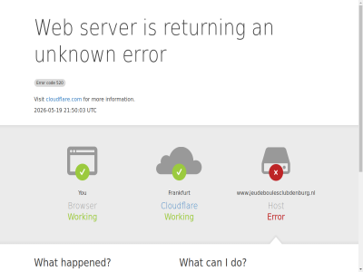 -05 -13 11 2026 43 520 9fb168353a117aef a additional again an and are as be betwen browser by can click cloudflar cloudflare.com cod connection displayed do error few for frankfurt happened host i id if information ip issue jeudeboulesclubdenburg.nl minutes mor not origin owner pag performanc pleas ray resources result return reveal security server the ther this to troubleshot try unknown utc visit visitor web websit what working www.jeudeboulesclubdenburg.nl you your