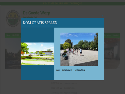 -12.00 -17 -17.00 00 09.00 1 13 13.00 2 bouler boules clos club clubinfo contact dgw dinsdagmiddag echt folder foto ga goed gratis hom inhoud jeu kalender kantinedienst kom les link maandagmorg modul onz openingstijd petanque privacy s speelt spel sponsor this uitslag uur veren werper/jaarverslag woensdagmiddag worp zondagmiddag