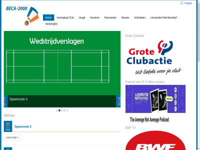 13 18 1e 2 20 2000 2026 27 3 activiteit all archief arnhem axels badminton badmintonclub badmintonn badmintonplanet badmintonveren beca begonn bwf ck club clubactie clubshirt clubweb contact de elk facebok gesponsord gezell gezelligst grot hom info@beca2000.nl inlogg insid jeugd jong jou kunt les leuk lid lijkt membership nieuw niveaus onz oud past podcast privacyverklar recreant schrijf senior sep shuttles speelrond sponsor sportiefst sportiviteit stat tv twijfel twitter uitslag veren viktor visual volg voorop vrijdagavond vrijspel war wedstrijd wer