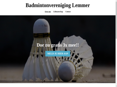 11.00 18 19.30 1973 2 20.00 2025 21.30 22.00 3x 80 8531 9.00 aantal all badminton badmintonn badmintonveren belangrijk belev beoefen beperk bestan betelgeuz binn bvl by combinatie contact daarnaast de diver doe donderdag elk energie fonn frysk fysiek gemeent gratis heg iederen jar jouwweb ker led leeftijd lemmer lid lidmaatschap maakt maandag manier marr mee meerder meld moment mv onz pak per plezier powered racket racketsport recreatiev scc senior sind snelheid snelst souples spel sport sportiev tactiek ter tuss uur veren vind vrijspel we wek wekelijk welkom wereld wij woensdag zelf zer zin