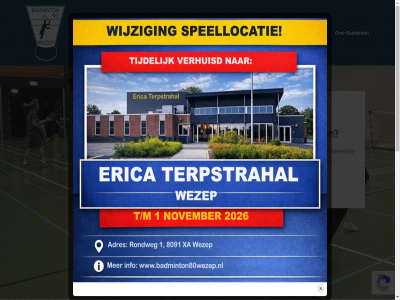 1 12 18 18.00 19.30 2 25 5 80 aangebod aankond aansluit aantal activiteit adverteerder allerlei badminton badmintonn ban belangrijk competitie competitiespeler competitieteam contact dag diver divisie enig ervar februari gan gedacht gedur georganiseerd geslot gezamen gezell goed groep half hand hebt herenteam informatie ingedeeld inhoud januari jar jeugd jeugdspeler jong jou kamphal kennis kind kom krijg kun kunt leeftijd len ler leuk lid maandag maart mak maxi mee meerder mini mixteam moment naast nieuw niveau nodig onz oud ouder ouder-kind past qua racket racketvaard recreant recreatief regelmat schoolbadmintontoernooi seizoen senior sinterklaasavond siteorigin smorgen speellocatie speeltijd spel speler spelvorm sport sportiviteit sportkled spring stat team terecht thema tijdelijk toernooi toernooitjes trainer training twee uur vanaf ver veren verschill verslag vind vooral vrij waarbij waaronder war websit wek welkom wezep woensdagavond woensdagocht word zaalschoen zal zesd zoal zoek zowel