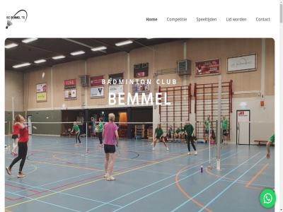 16 19.30 20 20.00 2026 22.00 3x 40 6 6681 72 75 aanstaand agenda algemen ander badminton bc beginn beginner behalv bekijk beknopt bemmel beter beweg blijft camping club communicatie competitie competitieniveau contact cx daarna daartussenin daarvor drie driesk een eerst eig elk erbij ervar essenpas even extra facebok fanatiekel financieel ga gat gebouwd gedragsregel gelijk generatepres gewon googl gratis han hebt hel hom hoort iederen info@bcbemmel.nl inhoud jar kenn ker kiest kijk kom krijgt kun led lekker len ler leuk lid liever locatie lol manier map mee meedoen meespel meest meld mens merkt meten minut nieuw niveau nodig ontdek ontmoet onz penningmeester@bcbemmel.nl perfect plezier potj pr pr@bcbemmel.nl privacy proev racket reden rond sfer shuttles sla slag snel speelavond speeldag speelt speeltijd spel speler spelregel speluitleg sponsor sponsoring@bcbemmel.nl sport sportkled start statut stell strom tactiek tempo tijd training tuss twee uitdag uur vanaf verbeter verplicht voetenwerk volled voorzitter vrij waarom we wek werkt whatsapp wissel woensdag zin zodra zoek zoemer zomer zowel