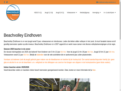 -12 -18 -21 12 18 2007 2018 2025 2025/2026 21 5 aandachtspunt aankom aantal activiteit afklopp alcohol all beach beachbak beachvolley bekend bekijk blot data december diver drag eindhov en/of fanatiek gan gebruik georganiseerd gezell glas hierbij hockeyclub hockeykantin i.v.m iederen indor info@beachvolley-eindhoven.nl informatie introduces j jar jeugd kalender kantin kbss kinder kleedkamer klik kost kunt led lekker mak meerder nauw nieuw niveaus opgericht plaatsvind regio sam seizoen slipper spel t/m toernooi train trainingsdata tref uitschrijv vanaf veilig vel veren voet volley volleybalveren volwassen voortan wedstrijdgroep werkt will winter zand zomer zull