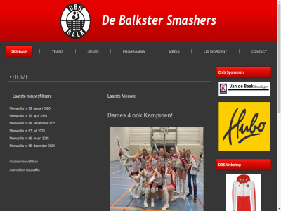 1 1e 2015 2024 2025 2026 2e 4 65 66 67 68 69 70 aanmeld actueel all april balk beachevent beachvolleybal club contact copyright dames dbs dbs-balk december facebok gan gepromoveerd geword hom inlogg januari jeugd juli kampioen klas klik laatst lid maart media nieuw nieuwsbericht nieuwsflit nieuwsflits nr ouder programma promotieklas reserved right september shirt sponsor sponsormog team webshop zaalwacht/scheidsrechters