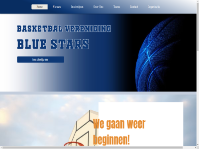 25 archief augustus basketbal beginn blue contact gan hom inschrijv lid meld nieuw organisatie proeftrain schrijf star team training veren we wer