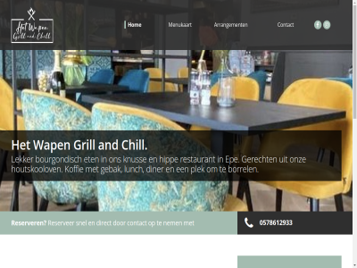 /hetwapengrillandchill /menu/diner 0578612933 10.00 11.00 1ste 2026 22.00 23.30 2bhip 2de 3 40 8161cn adresgegeven aged allen and arrangement barbecue bekijk belev bereid besteld borrel bourgondisch bv chef chill concept contact daarop design diner dinsdag direct drankj dry een epe eten gast gebak geget gegrild geniet genot gerecht geslot geur gezell grag grill groent heerlijk heerlijkst hetwapengrillandchill hipp hom hoofdgerecht houdt houtskol houtskoolov ilmer info@hetwapengrillandchill.nl ker kerstdag keuz klassiek klets knus koffie kok kopa kunt lekker lekkerst lev lunch maandag mariek markt media menukaart minsten mooi mooist natur nem nieuw ontspann onz openingstijd oscar oud oven pand perfect plek product realisatie reserver restaurant robuust ruim sam snel social stapp start stuk t/m tafel telefonisch uitgebreid vacatures vegetarier verrass vis vles waardor wap we www.hetwapengrillandchill.nl www.hetwapengrillandchill.nl/menu/diner zaterdag zeker zien zondag