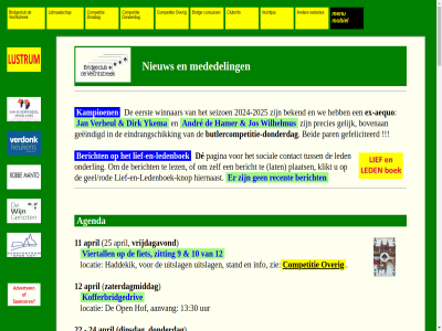bridg bridgeclub bridgeclubdevechtstreek.nl clubinfo competitie cursuss dinsdag donderdag lidmaatschap menu mobiel over vechtjas vechtstrek websites