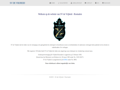 150 1983 2025 25 28 8006 83/071 aangeslot allen anderszin avg bekwam beoefen biedt by central contact cwe d.d defensie e-captain.nl erkend faciliteit februari geleg hom inlogg knsa led lidmaatschap maart ministerie no omgev onderhoud ongever onz opgericht overheidsdienst powered rosmal schiet schietban schietsport schietsportveren stan stelt sv toegank veren verhog verkreg vriendschap vrijheid war websit welkom