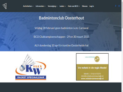 00 10 15 19 20 2025 2025/2026 24 28 29 30 8 activiteit agenda algemen all alv alvast amerhal april back badminton badmintonclub bas bco begrot bergevoet bestur carnaval clubkampioenschapp competitie competities contact datum donderdag dubbel eerst eric februari gang gebruik gegev gerard hal hiervor huis i.v.m info inlogg inlop inschrijfdatum inschrijfformulier inschrijv jan jeugd jullie kantin koffie kunt lag led ledenvergader les let lid log maart maatj mad marc mee mix nieuw nodigt noter nun o.a onz oorschot ooster oosterhout opent opkomst penningmeester plaatsvind schrijv secretaris senior start tijd to top uiterst updat uur vacatur vanaf vanweg verband verder veren verheijd verwacht vind voll voorbereid voorzitter vrijdag websit wer zoek zowel