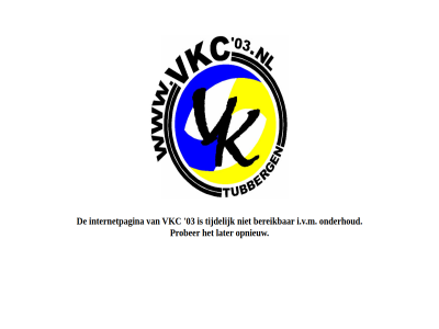 03 bereik i.v.m internetpagina later onderhoud opnieuw prober tijdelijk vkc waterpoloveren