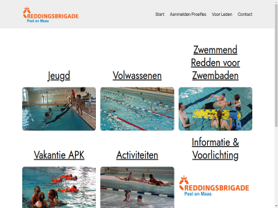 aangedrev aanmeld activiteit apk contact ga informatie inhoud jeugd led mas membro pel proefles red reddingsbrigad start trot vakantie volwassen voorlicht welkom zoek zwembad zwemmend