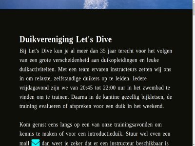 0653969557 1185 15 2 2024 2371rw 415 761 activiteit agenda bedrag bestur brevet contact div duikbrevet duikveren ed hal info@letsdive.nl inlogg instructeur jan kost kun laura let leydenlan link locatie lucas mail marck marco nem onderstaand onz open opleid ouder penningmeester professional roelofarendsven s secretaris silvis sportcomplex ssi stur technisch tel terecht training tweesprong veld ven veren vervolgopleid via voorzitter water we weenink willem wortman